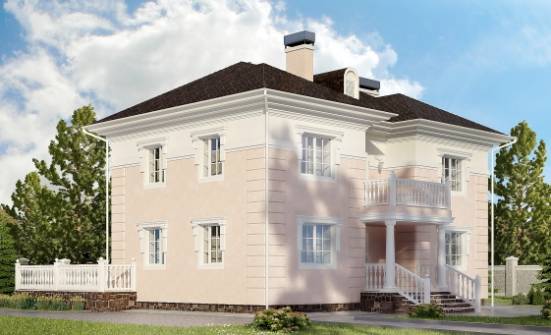 155-005-Л Проект двухэтажного дома, уютный коттедж из теплоблока Сердобск | Проекты домов от House Expert