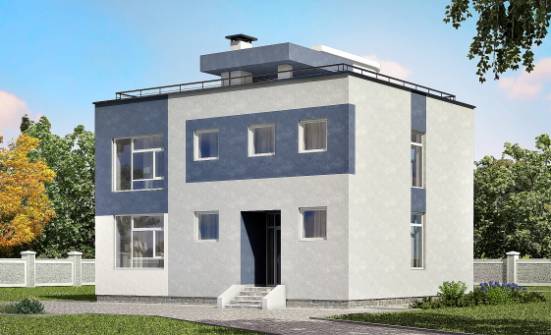 180-005-П Проект двухэтажного дома, классический дом из керамзитобетонных блоков Заречный | Проекты домов от House Expert