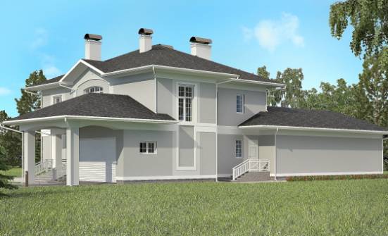360-001-П Проект двухэтажного дома, гараж, красивый домик из кирпича Каменка | Проекты домов от House Expert