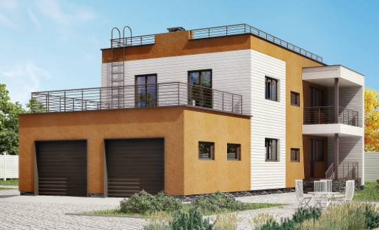 180-012-П Проект двухэтажного дома, гараж, средний дом из кирпича Сердобск | Проекты домов от House Expert