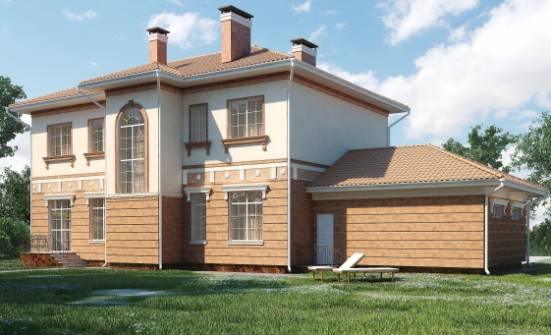 285-001-Л Проект двухэтажного дома, гараж, уютный загородный дом из кирпича Сердобск | Проекты домов от House Expert