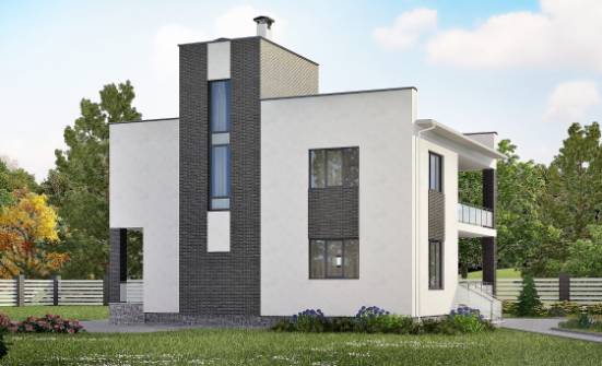 225-001-П Проект двухэтажного дома, просторный дом из твинблока Сердобск | Проекты домов от House Expert
