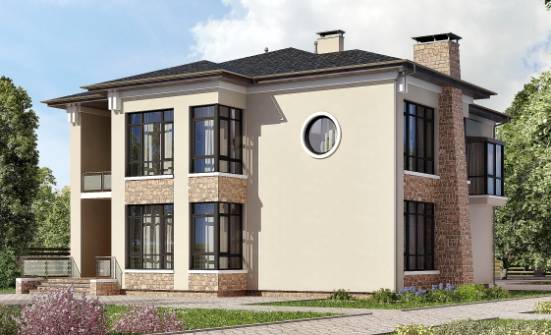 300-005-Л Проект двухэтажного дома, классический домик из кирпича Пенза | Проекты домов от House Expert