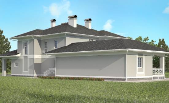 360-001-П Проект двухэтажного дома, гараж, красивый домик из кирпича Каменка | Проекты домов от House Expert