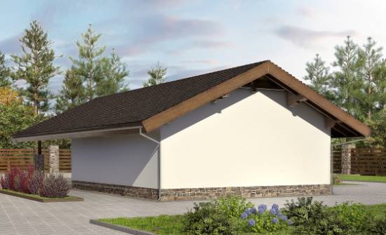 060-005-Л Проект гаража из кирпича Кузнецк | Проекты одноэтажных домов от House Expert