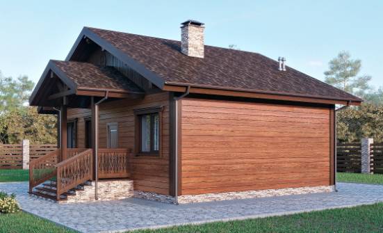065-001-П Проект бани из арболита Кузнецк | Проекты домов от House Expert
