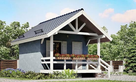 020-001-П Проект одноэтажного дома, бюджетный загородный дом из дерева Сердобск | Проекты домов от House Expert