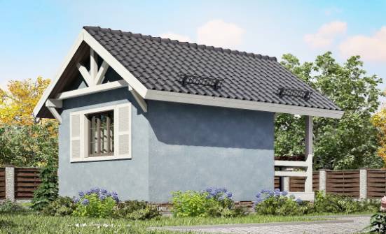 020-001-П Проект одноэтажного дома, бюджетный загородный дом из дерева Сердобск | Проекты одноэтажных домов от House Expert