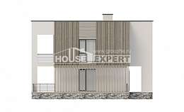 150-017-П Проект двухэтажного дома, классический загородный дом из пеноблока, Заречный
