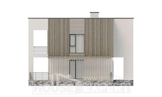 150-017-П Проект двухэтажного дома, экономичный домик из поризованных блоков Сердобск, House Expert