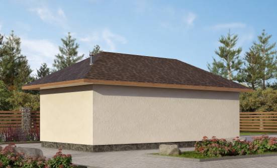 040-001-П Проект гаража из газосиликатных блоков Пенза | Проекты домов от House Expert