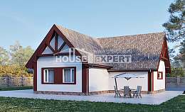 145-002-Л Проект гаража из арболита Каменка, House Expert