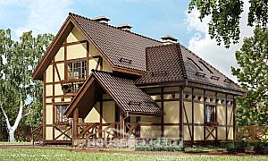 Проекты домов с мансардой, Каменка