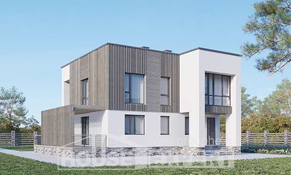 150-017-П Проект двухэтажного дома, классический дом из бризолита, Сердобск