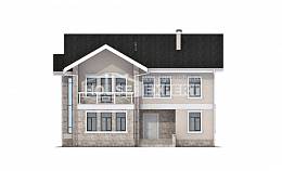 170-008-Л Проект двухэтажного дома, компактный коттедж из газосиликатных блоков Заречный, House Expert
