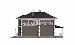 185-002-П Проект двухэтажного дома, современный загородный дом из поризованных блоков Заречный, House Expert
