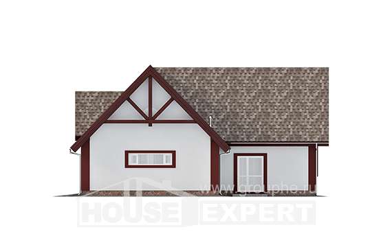145-002-Л Проект гаража из арболита Кузнецк, House Expert