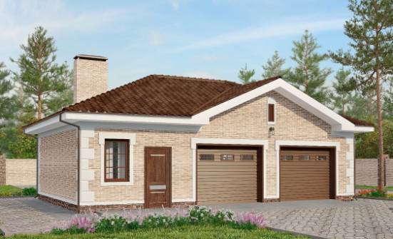 070-005-П Проект гаража из кирпича Пенза | Проекты домов от House Expert