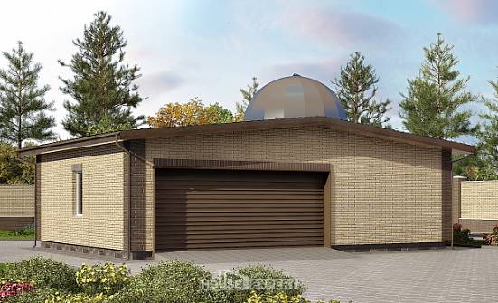 075-001-Л Проект гаража из кирпича Кузнецк | Проекты домов от House Expert