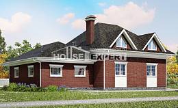 290-002-П Проект двухэтажного дома с мансардой, гараж, классический загородный дом из арболита Кузнецк, House Expert