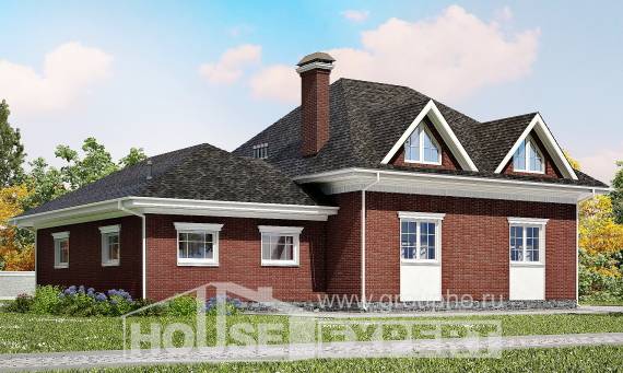 290-002-П Проект двухэтажного дома, гараж, классический дом из пеноблока, Заречный